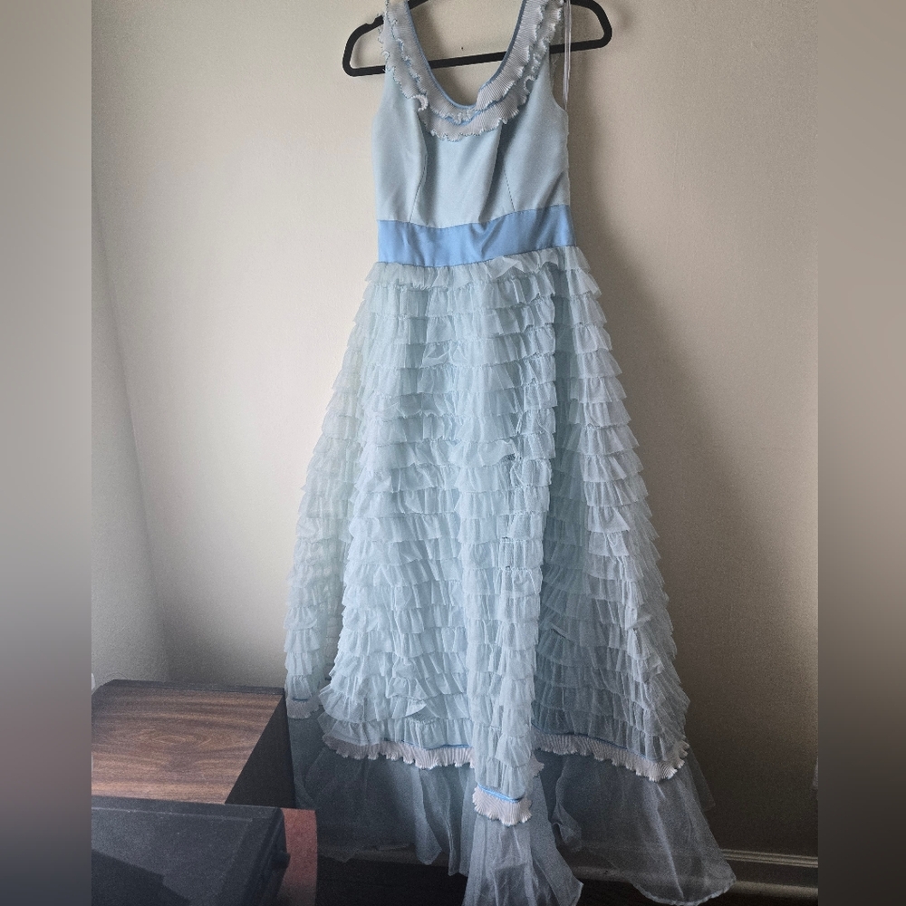 Nadine, Vintage, South Belle, Gown, Prom, Wedding, Fomal, Blue, Size 6, Size 8